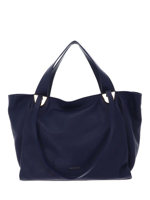 COCCINELLE OLIVER Borsa in pelle doppio manico royal blue - Borse Donna