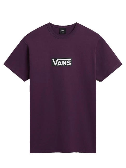 VANS OFF THE WALL II DROP T-shirt manica corta in cotone blackberry wine - T-shirt Uomo