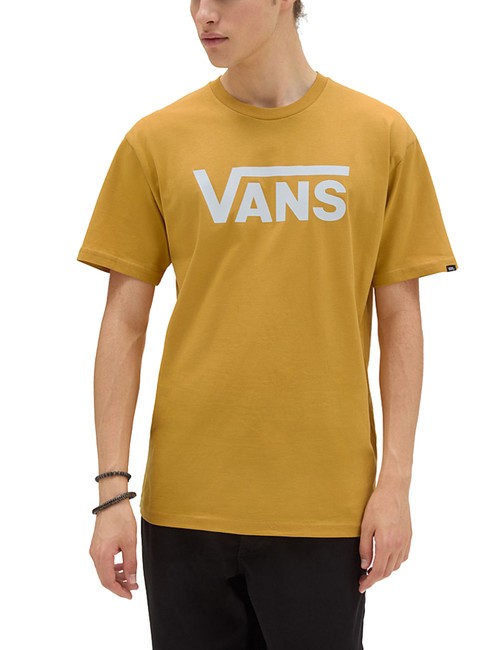 VANS CLASSIC T-shirt manica corta in cotone narcissus/white - T-shirt Uomo