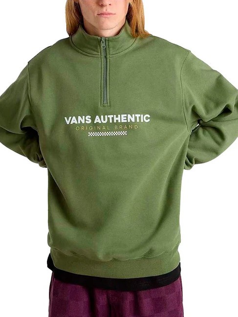 VANS VANS SPORT Felpa collo alto olivine - Felpe Uomo