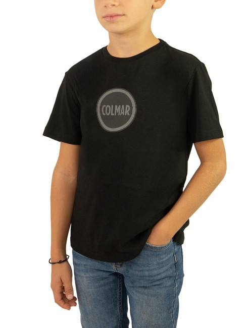 COLMAR FRIDA KIDS T-shirt in cotone con logo black - T-shirt Bambino