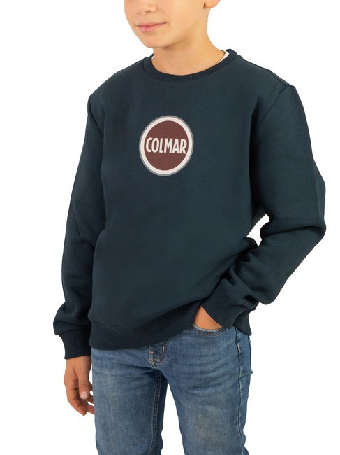 COLMAR MODISH KIDS Felpa girocollo con logo navy blue - Felpe Bambini