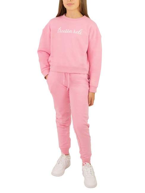 TRUSSARDI HEIN Tuta felpa e pantalone beconia pink - Tute bambini