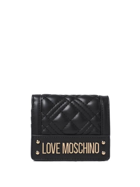 LOVE MOSCHINO QUILTED S Portafoglio Nero - Portafogli Donna