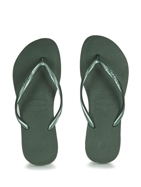 HAVAIANAS SLIM Infradito olivegreen - Scarpe Donna