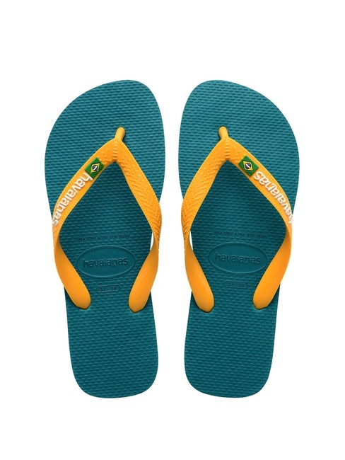 HAVAIANAS BRASIL LOGO Infradito  vibe green - Scarpe Unisex