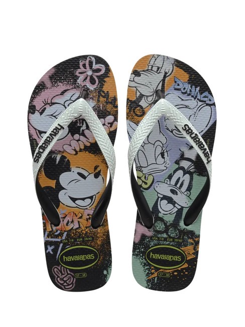 HAVAIANAS DISNEY STYLISH Infradito black/white/black - Scarpe Unisex