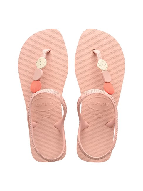 HAVAIANAS FLASH URBAN PLUS Infradito con decorazioni ballet rose - Scarpe Donna