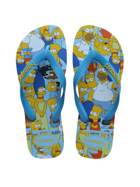 HAVAIANAS SIMPSONS Infradito turquoise - Scarpe Unisex