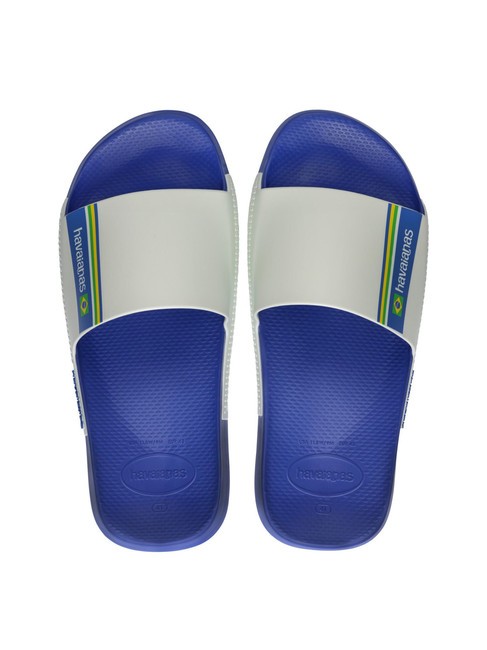 HAVAIANAS SLIDE BRASIL Ciabatte in gomma marineblu - Scarpe Uomo