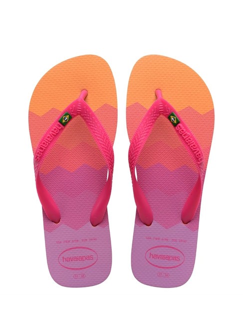 HAVAIANAS BRASIL FRESH Infradito in gomma peach - Scarpe Unisex