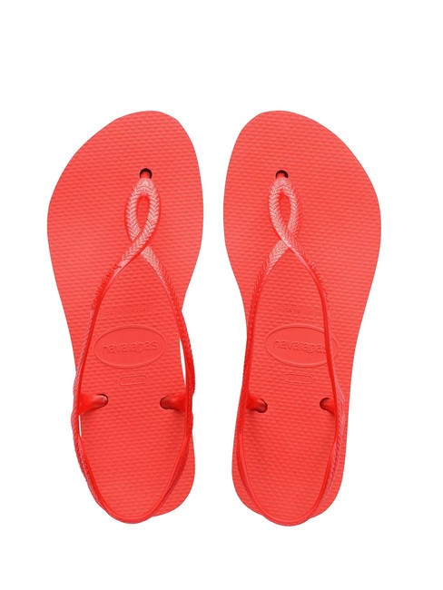 HAVAIANAS LUNA FLATFORM Sandalo infradito flatform salmon - Scarpe Donna