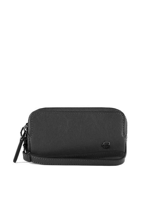 PIQUADRO BLACK SQUARE Pochette mini in pelle Nero - Porta tablet & Organizer