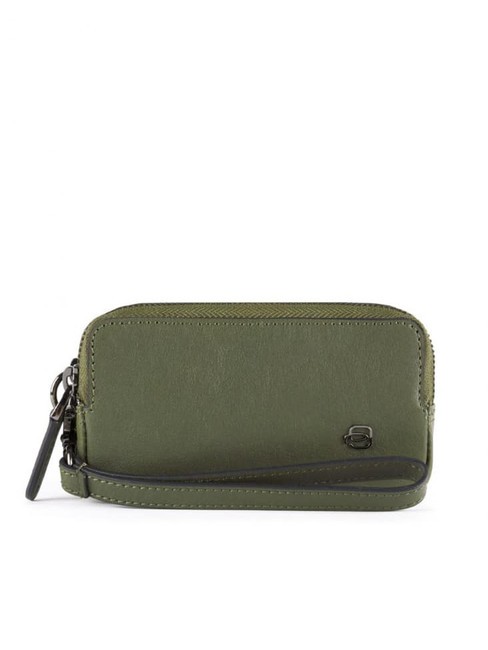 PIQUADRO BLACK SQUARE Pochette mini in pelle VERDE - Porta tablet & Organizer