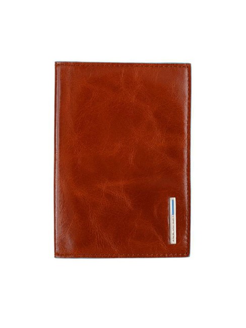 PIQUADRO BLUE SQUARE Porta passaporto in pelle ARANCIO - Accessori Viaggio