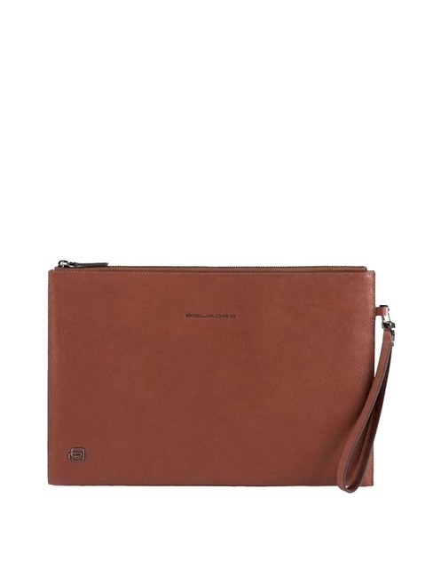 PIQUADRO BLACK SQUARE Pochette in pelle CUOIO - Porta tablet & Organizer