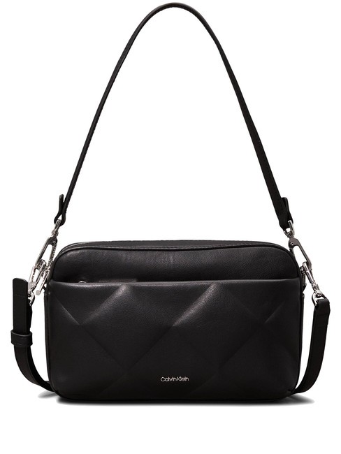 CALVIN KLEIN DIAMOND QUILT  Mini Bag a spalla, con tracolla ck black - Borse Donna