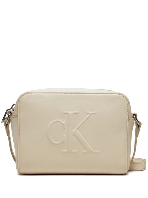 CALVIN KLEIN CK JEANS SCULPTED Mini Camera Bag a tracolla gray morn - Borse Donna