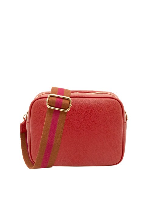 LESAC LUCIA Borsa pelle dollaro doppia tracolla  rosso - Borse Donna