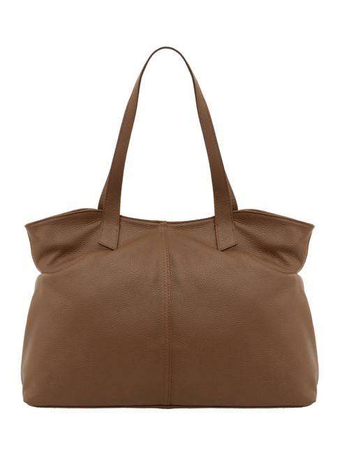 LESAC MARTINA Borsa shopper morbida in pelle dollaro bruciato - Borse Donna