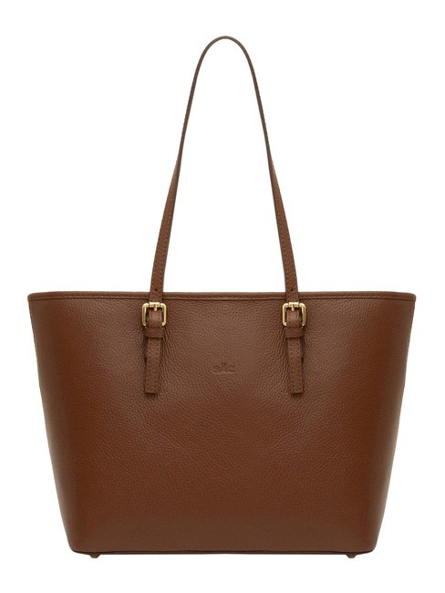 LESAC CHIARA Borsa shopper in pelle dollaro bruciato - Borse Donna