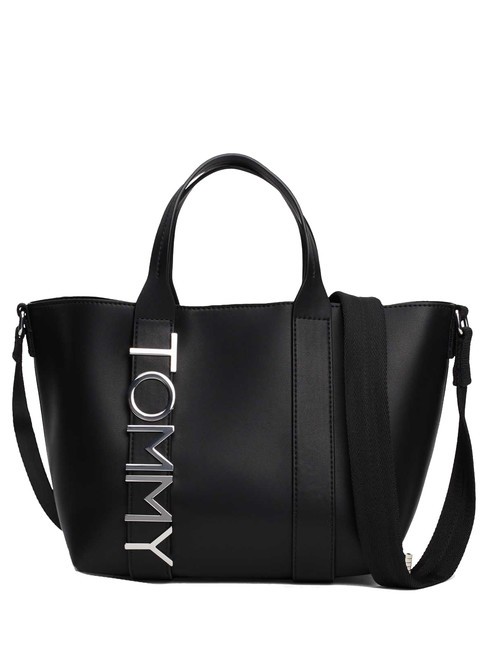 TOMMY HILFIGER TOMMY JEANS CITY BOLD Shopper a mano, con tracolla black - Borse Donna