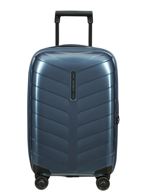 SAMSONITE ATTRIX Trolley cabin slim espandibile steel blue - Bagagli a mano