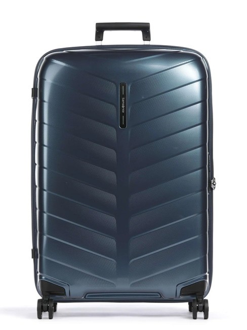 SAMSONITE ATTRIX Trolley misura grande steel blue - Trolley Rigidi