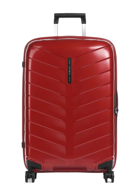 SAMSONITE ATTRIX Trolley misura media ROSSO - Trolley Rigidi