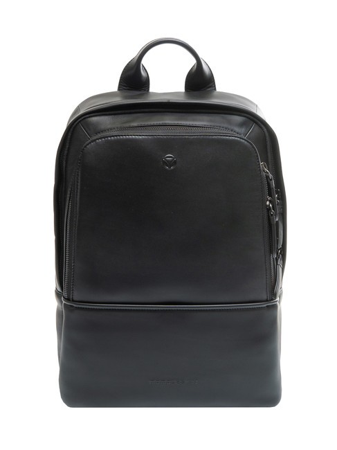 MOMO DESIGN NAPPA  Zaino porta PC 14" in pelle black - Zaini Scuola & Tempo Libero