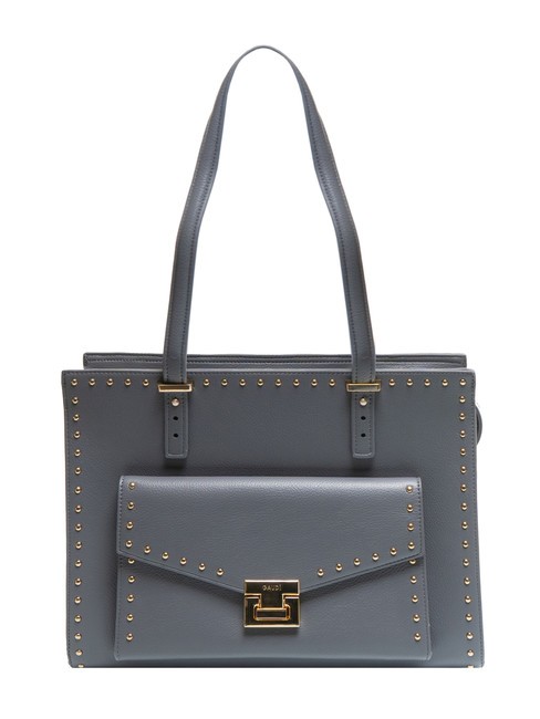 GAUDÌ CAMILLA Borsa shopper con borchiette grey - Borse Donna