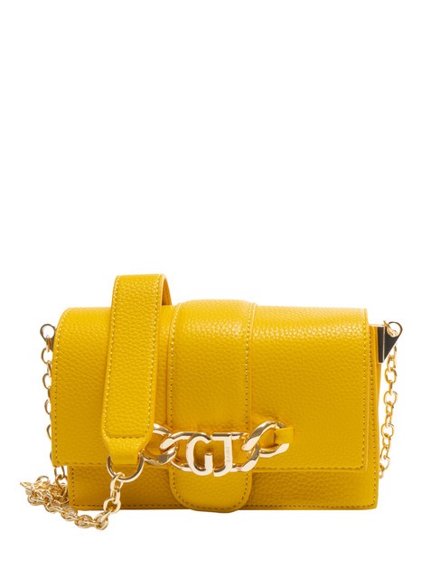 GAUDÌ CATHY Borsa mini a tracolla con catena yellow - Borse Donna