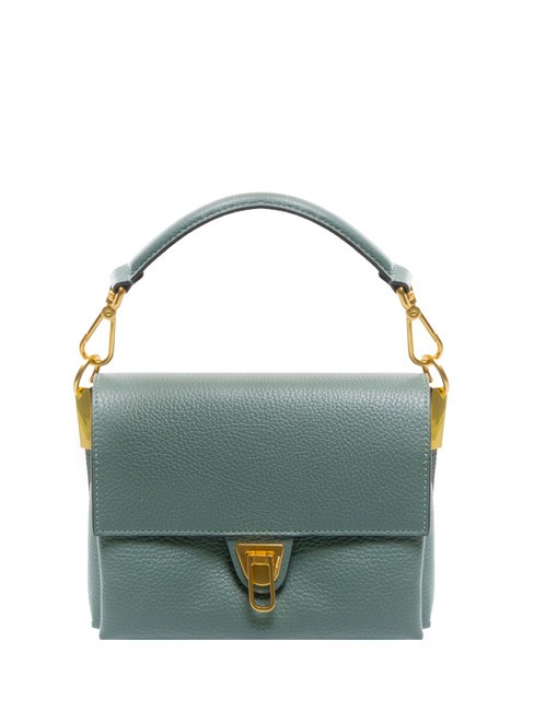 COCCINELLE MARVIN DESIR Borsa piccola in pelle con tracolla kale green - Borse Donna