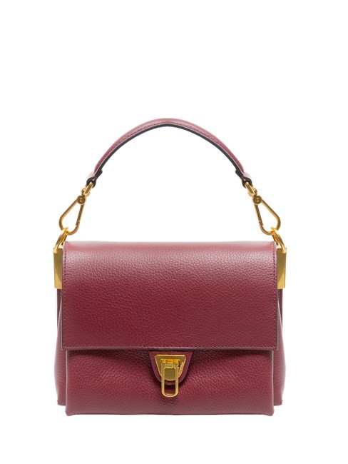 COCCINELLE MARVIN DESIR Borsa piccola in pelle con tracolla garnet red - Borse Donna