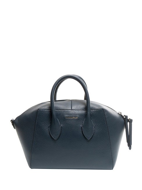 COCCINELLE GWEN Borsa a mano in pelle martellata midnight blue - Borse Donna