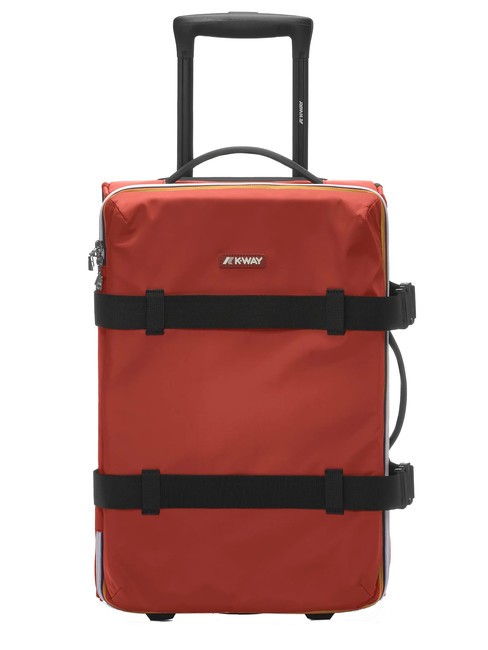 KWAY BLOSSAC  Trolley Bagaglio a Mano Impermeabile red pompeian/black pure - Bagagli a mano