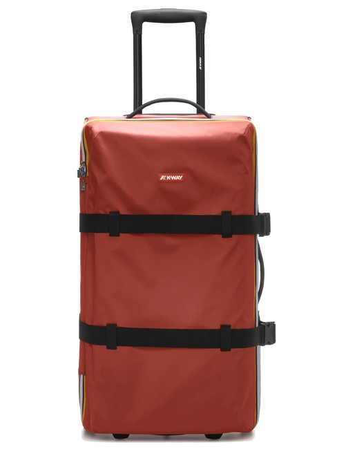 KWAY BLOSSAC  Trolley Medio Impermeabile red pompeian/black pure - Trolley Semirigidi