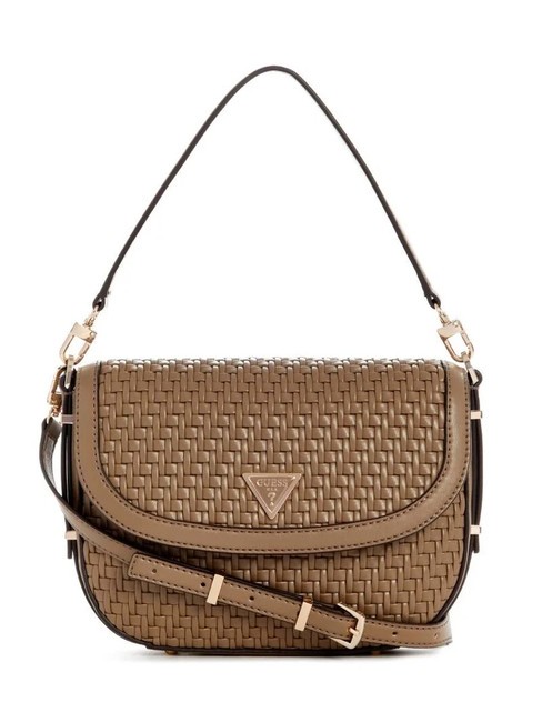 GUESS MURIELLE Borsetta a mano, con tracolla dark taupe - Borse Donna