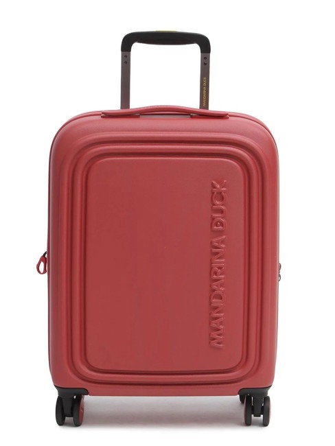 MANDARINA DUCK LOGODUCK + Trolley bagaglio a mano, espandibile mineral red - Bagagli a mano