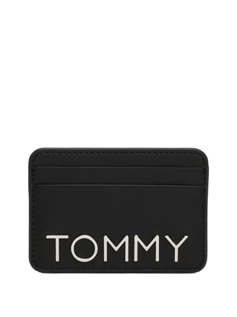 TOMMY HILFIGER TOMMY JEANS CITY BOLD Portacard piatto black - Portafogli Donna