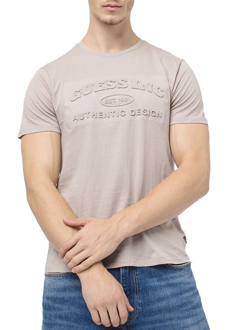 GUESS CLUB LOGO T-shirt con logo in rilievo mindful - T-shirt Uomo