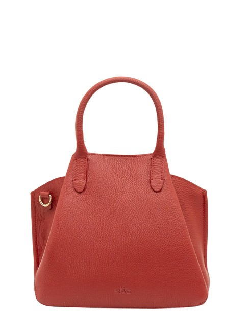 LESAC ALICE Borsa a mano in pelle con tracolla rosso - Borse Donna