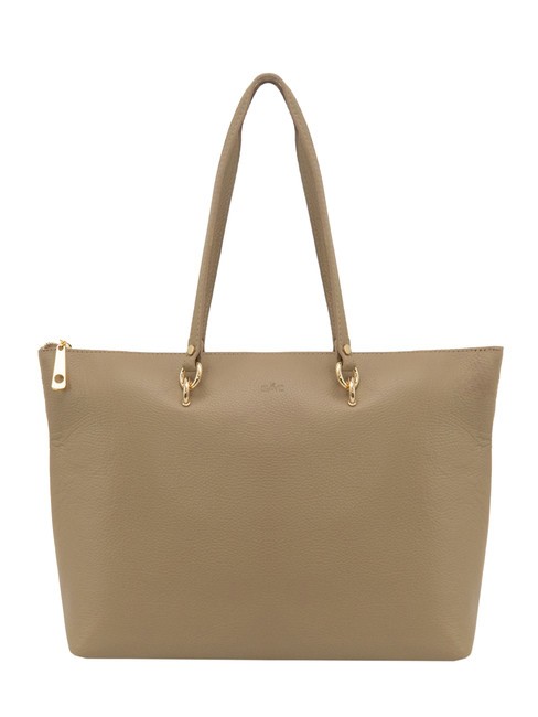 LESAC VIOLA  Shopping Bag in pelle taupe chiaro - Borse Donna