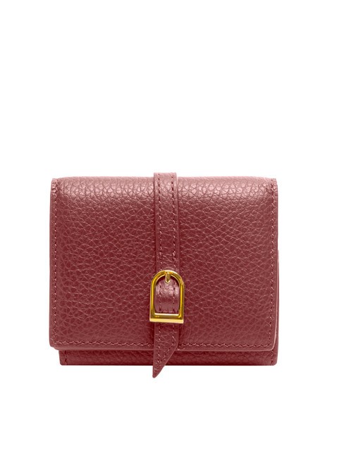 COCCINELLE CHERRY Portafoglio piccolo in pelle, 4cc garnet red - Portafogli Donna