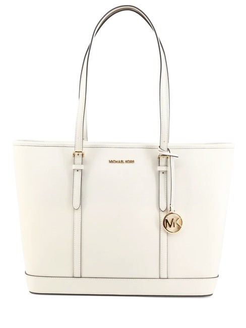 MICHAEL KORS JET SET TRAVEL  Shopping Bag optic white - Borse Donna