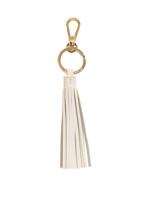 COCCINELLE TASSEL  Portachiavi con charm in pelle coconut milk - Portachiavi