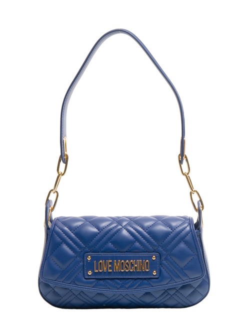 LOVE MOSCHINO QUILTED Borsa a spalla blu - Borse Donna