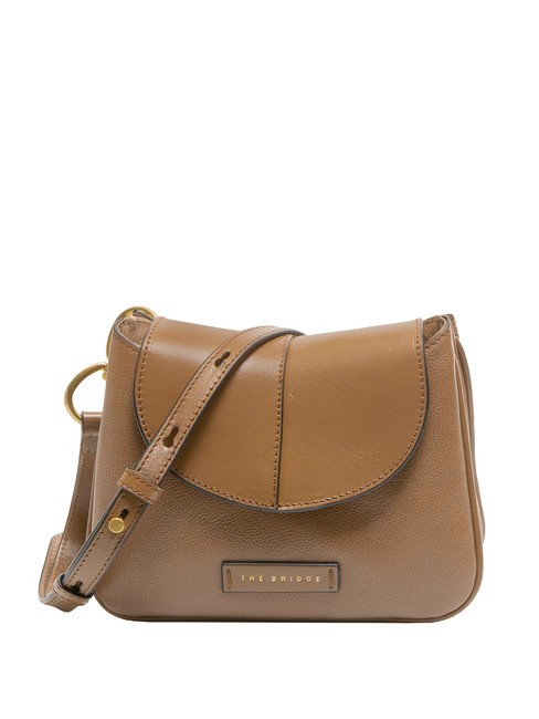 THE BRIDGE ELISABETTA  Borsa a tracolla, in pelle oyster abb. oro - Borse Donna