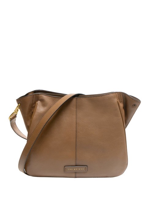 THE BRIDGE ELISABETTA Borsa a tracolla in pelle oyster abb. oro - Borse Donna