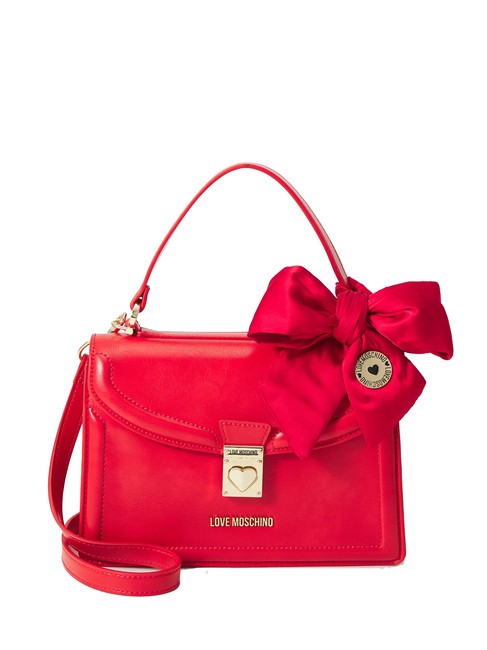 LOVE MOSCHINO FIOCCO Borsa cartelletta con tracolla ROSSO - Borse Donna